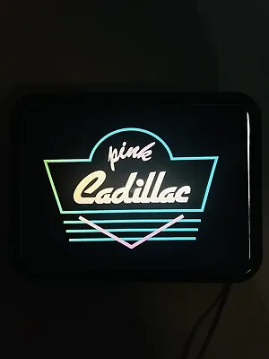 Vintage Neon Sign Style Pink Cadillac Garage Hanging Light • $49.99
