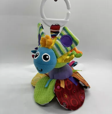 Lamaze Vibrating Crinkle Bee Bug Flower Pull Toy Pram Car Carrier Stroller • £12.95