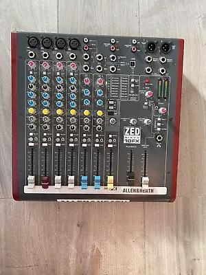 £279.99 • Buy Allen And Heath ZED 60 10FX Mixer