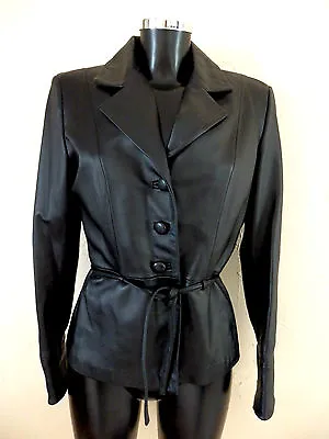 OAKWOOD - Leather Jacket Lamb- Size L Either 40fr - Mint • £73.31