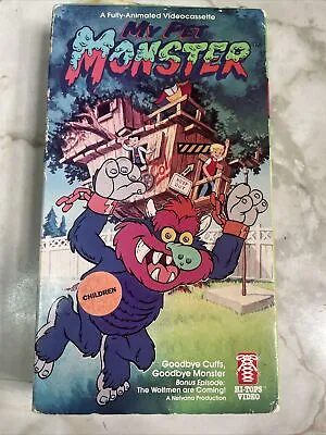 MY PET MONSTER 1987/88 Goodbye Cuffs Goodbye Monster RARE VHS OUT Of Print • $31