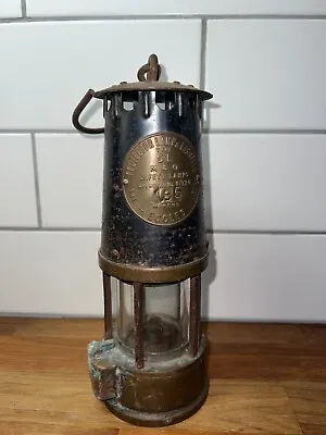 Old Eccles Miner Lamp - Type Sl M&q Numbered 185 • £59.99