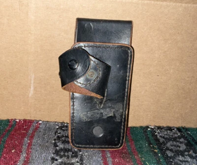 $45 • Buy Vintage Bucheimer 1967 Leather Snap Police Baton Night Stick Holster 