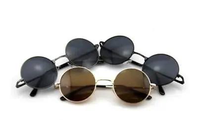 $14.85 • Buy Retro Classic Shades Round Vintage Hippie UV400 Sunglasses 90s John Lennon Style