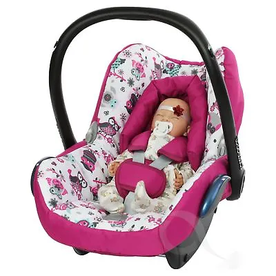 Replacement Cover Fits Maxi-Cosi CabrioFix Group 0+ Infant Seat 4pc Set-P133pink • £24.98