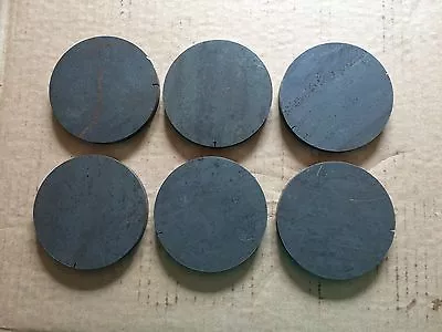 (6)pcs. 1/2 Inch X 3 19/32 Inch Round/Disc Steel Plates A36 Grade • $19.49