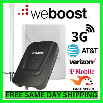 WEBOOST Cell Phone Signal Booster Home Office Extender Antenna Kit Internet Fast • $144.70