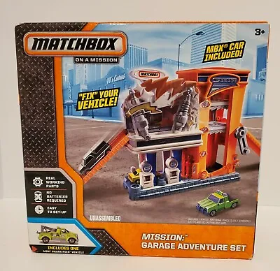 Matchbox - Mission: Garage Adventure Set - Car Included - 2013 - New In Box • $15.99