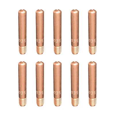 10-pk 14-35 .035  Contact Tips For Tweco #2 #3 #4 Linc. 200L 300 400 MIG Guns • $9.99