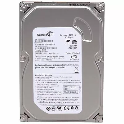 Seagate ST380215A Hard Disk HDD Ide 80GB 35” Pata Eide Ultra Ata • £77.52