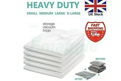 Airtight Bags For Clothes Storage Space Savings New Design Vacuum Bags 2 T0 20 • £5.75