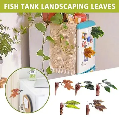 Betta Fish Leaf Hammock Leaf Bed Betta Fish Tank Accessories Aquarium Decor с • $3.41