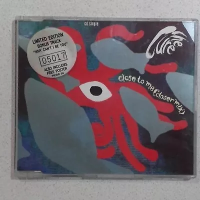 The Cure Close To Me Closer Mix 1990 Uk Limited Numbered 3 Track Cd No Poster • $25