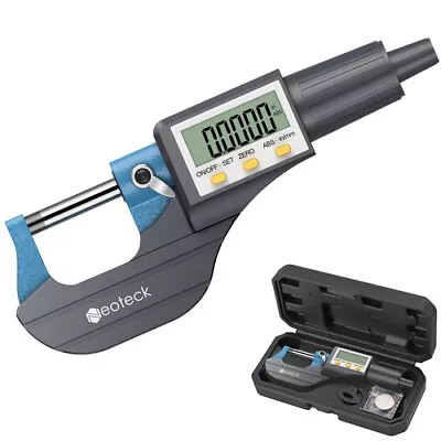 Neoteck Digital Electronic Outside Micrometer Caliper 0-25 Mm/0.00005 /0.001 Mm • $39.95