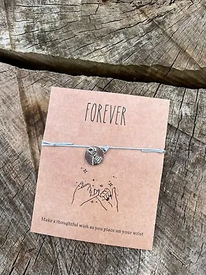 Forever Best Friends Make A Wish Bracelet Charm MIND • £2.99