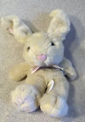 Vintage Kids II Tan Bunny Rabbit Plush Crib Pull Musical Plays Hush Little Baby • $32