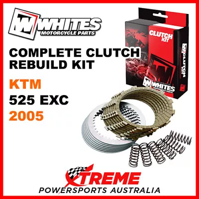 Whites KTM 525EXC 525 EXC EXC525 2005 Complete Clutch Rebuild Kit • $199.95