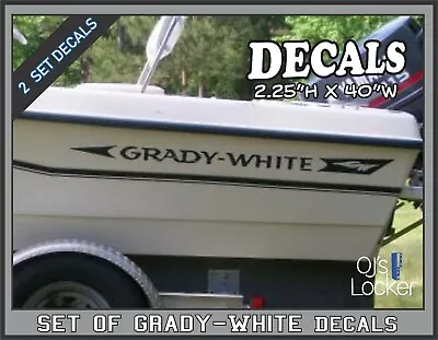 $36.88 • Buy Grady White Replacement Decals 40  