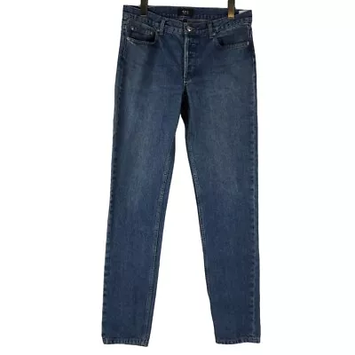 A.P.C. APC Jean Cure Men's 30 Button Fly Blue 19-87 • $49.99