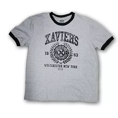 Funko Marvel Xavier School Men's Gray Short Sleeve Graphic Tee NWOT • $13.99