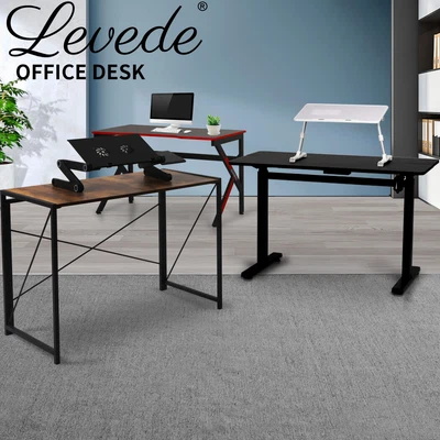 $159.99 • Buy Levede Home Office Desk Computer Desks Standing Table Gaming Student Laptop Tray