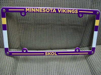 Minnesota Vikings  Skol  Plastic License Plate Frame • $6