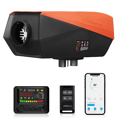 Upgraded Diesel Air Parking Heater 5KW 12V App Remote LCD Control Caravan Traile • $264.77