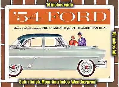 Metal Sign - 1954 Ford Automobiles 3- 10x14 Inches • $24.61