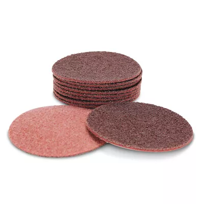 10 Pack - 7  Hook And Loop Surface Conditioning Sanding Discs Red - Medium • $69.99