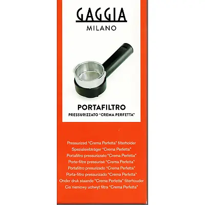 Gaggia Crema Perfetta Portafilter Holder Kit - Code 421941312091 • £27.99