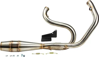 Sawicki Speed Shop Sportster 2 Into 1 Pipe Raw 930-01216 Brushed Stainless Steel • $1149.99