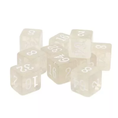 30PCS 6 Sided Number Dice 15.5mm Multiple Of 2 Number Math Dice For Kids GRS • $34.50