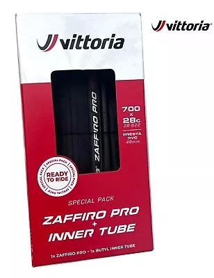Vittoria Zaffiro Pro Graphene 2.0 Bicycle Road Bike Folding 700x28c Tyre + Tube • $54.99