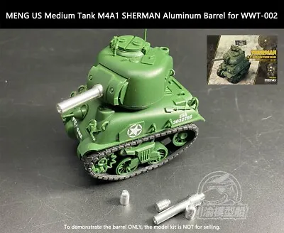 MENG US Medium Tank M4A1 SHERMAN Aluminum Barrel For WWT-002 • $14.69