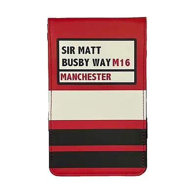 Manchester United (Sir Matt Busby Way) Golf Scorecard Holder / Yardage Book • £12.99