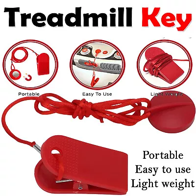 £7.99 • Buy Universal Running Machine Safety Key Treadmill Magnetic Security Switch Lock Gym