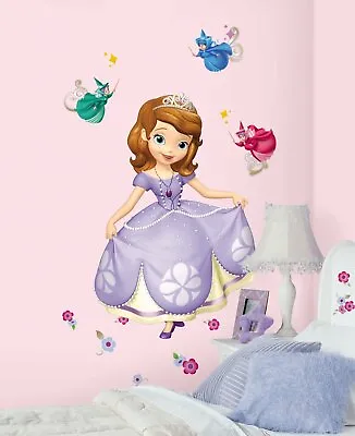 £15.37 • Buy Disney Junior Sofia The First Princess Giant Wall Decor Decal Sticker 