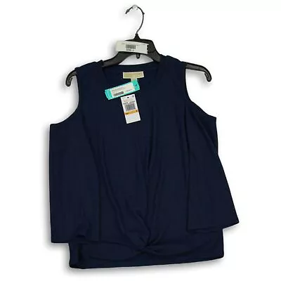 NWT Women's Michael Kors Navy Blue Blouse Top Size S • $14.99