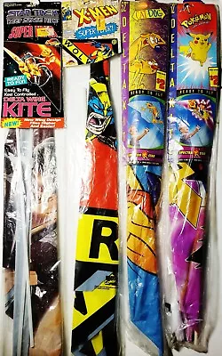 Lot Of 4 Vintage 90s Spectra Delta Kites (Star Trek/X-Men/CatDog/Pokemon) *NEW* • $39.99