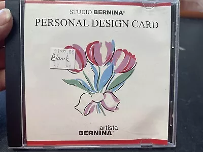 Studio Bernina Personal Design Embroidery ART Card For Bernina Artista  • $75