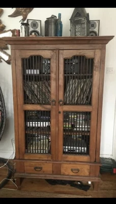 £10 • Buy Asian  Mid 20 Th  CenturyStorage/ Linen Cupboard