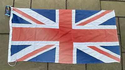 Union Jack Flag VGC 180cms X 90cms 2yd X 1yd Hand Made #26 • £36