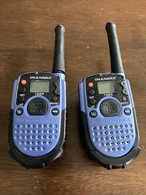 2 Pair Set Motorola TalkAbout T289 Wireless Portable Two Way Walkie Talkie Radio • $16.99