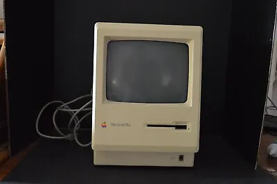 Vintage Apple Macintosh Plus 1MB Desktop Computer M0001A Powers On • $98.99