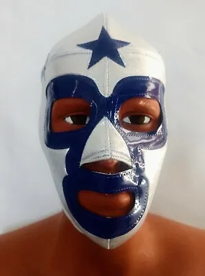 All Star Man!! Wrestling-luchador Mask!! Awesome Design!! Very Rare!! Handmade!! • $17.99