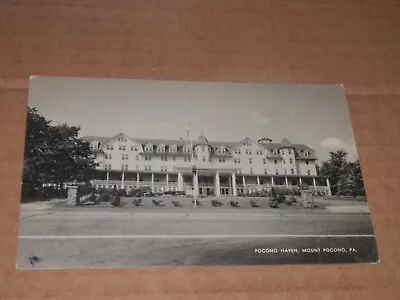 MT. POCONO PA - 1930-1950 ERA POSTCARD - POCONO HAVEN - BLACK And WHITE • $5.50