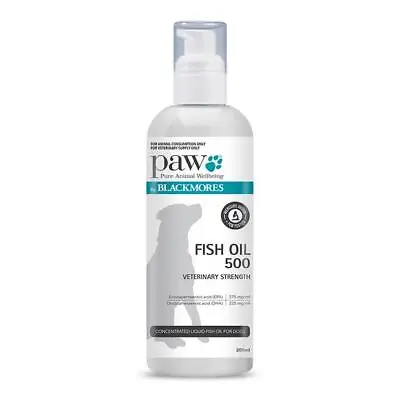 Paw By Blackmores Fish Oil 500 Veterinary Strength • $47