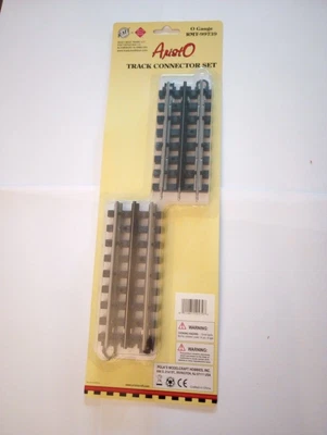 $10 • Buy ARISTO  O GAUGE 4-1/2' TRACK CONNECTOR SET STRAIGHT TRACK (2 Piece) NEW IN PKG.