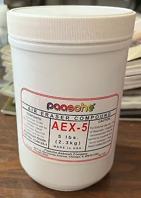 Paasche AEX-5 400grit 5 Lbs Aluminum Oxide Fast Cutting Compound For Air Eraser • $39.95