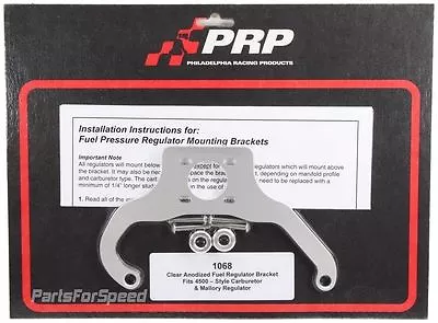 PRP 1068 Fuel Pressure Regulator Bracket Mallory / Dominator Made In The USA • $45.99